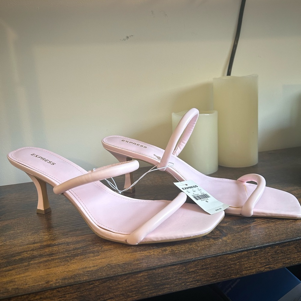 NWT Express Light Pink Heels